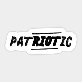 Patriotic Riot Sticker